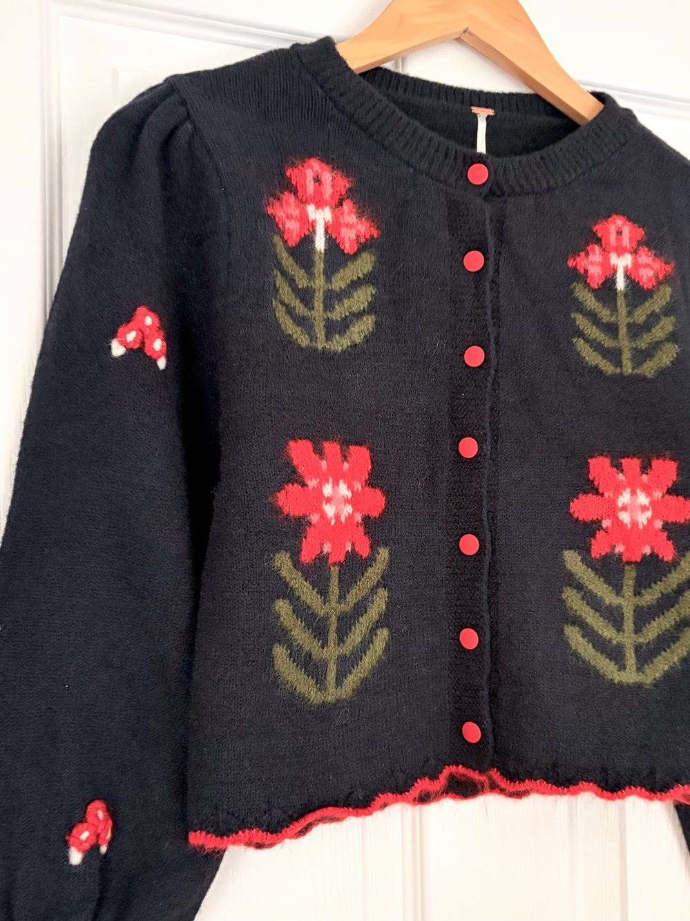 Free People Nonna Knit Cardi Size XS - Picture 5 of 6